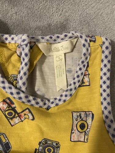 Matilda Jane Snapshots of You Romper Size 4 - Picture 2 of 7