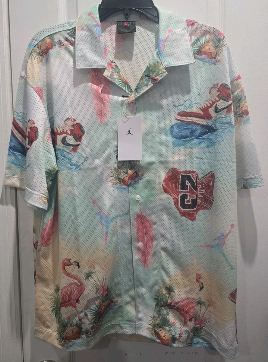 Jordan Polyester Button-Up Casual Button-Down Shirts for Men for