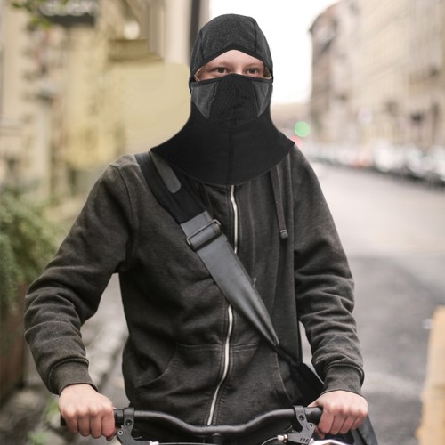 Thermal Ski Mask Riding Face for Cold Weather Windproof Neck Gaiter - Picture 6 of 12