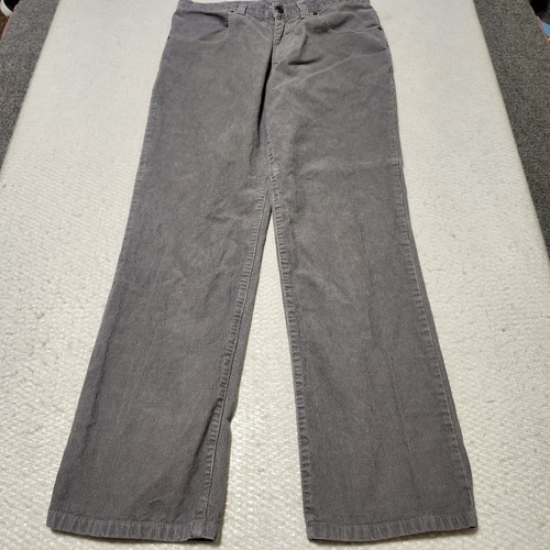 Patagonia Corduroy Pants Mens 33x31.5 Grey Straight Leg Organic Cotton - 第 1/15 張圖片