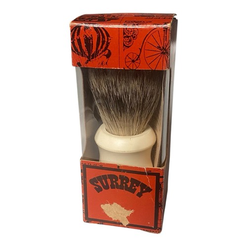Spazzola da barba vintage SURREY per capelli di cinghiale in scatola originale - NOS NUOVA! - Foto 4 di 8