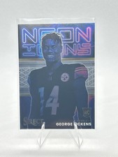 2022 Select George Pickens Neon Icons Rookie RC #NI-23 Steelers Cowboys