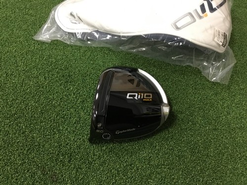 Cabezal de conductor Taylormade Qi10 Max 9DG mano derecha + cubierta Qi10 mano izquierda 9,5/10 - Imagen 2 de 2