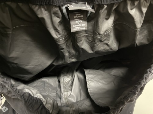 Pantalones REI Hombre Grande 30L Negro E1 Elements Impermeable Forrado Cremallera Tobillos - Imagen 14 de 14