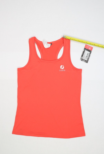 Oiselle Essential Bird Racerback Tank Alpenglow Womens Size 4 Feather Arrow NWT - Picture 5 of 14