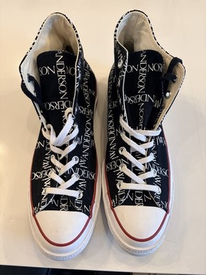 Converse Chuck 70 Hi x JW Anderson Black White Insign Mens Shoes 160807C Size 11