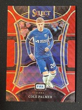 Cole Palmer 2023-24 Panini Select FIFA Mezzanine Red Wave Prizm 086/149 #106