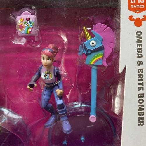 FORTNITE Battle Royale Collection TWIN Mini Figures Omega Brite Bomber - Picture 5 of 6