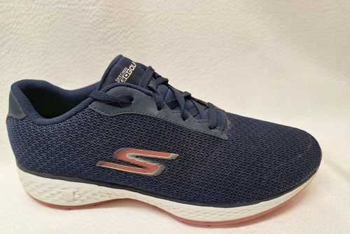 Skechers Women's Size 8W Go Golf 14862W Navy Blue Soft Spikes Sneakers Shoes