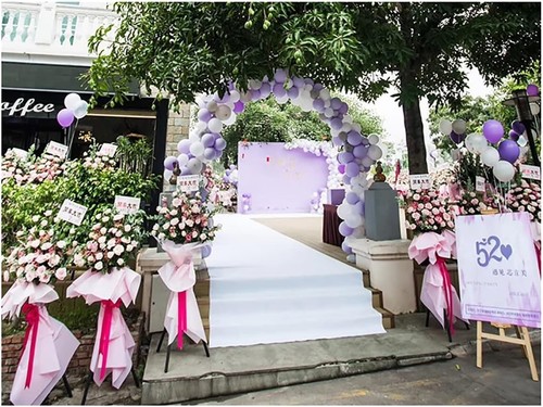 40 Inch Wide x 30 Feet Long Wedding Aisle Runner - Modern Décor for Ceremonies - Picture 8 of 9