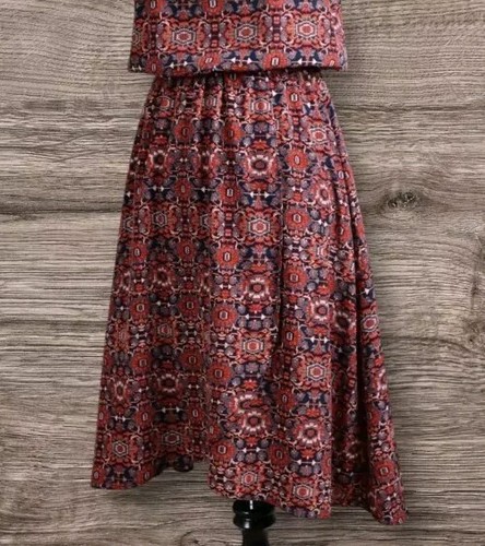 Athleta Dress NWT Martinique Sleeveless Tassel Keyhole Sz Medium Bold Pattern - Picture 6 of 17