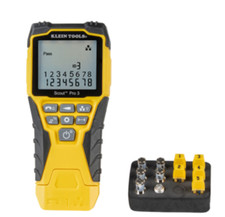 Klein Tools VDV501-851 Scout Pro 3 Cable Tester Kit w/ Remotes, Adapter, Battery