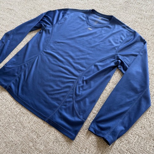 Aime Leon Dore X New Balance Long Sleeve Racing Tee 'Blue' - Men's Size XL - Picture 4 of 9