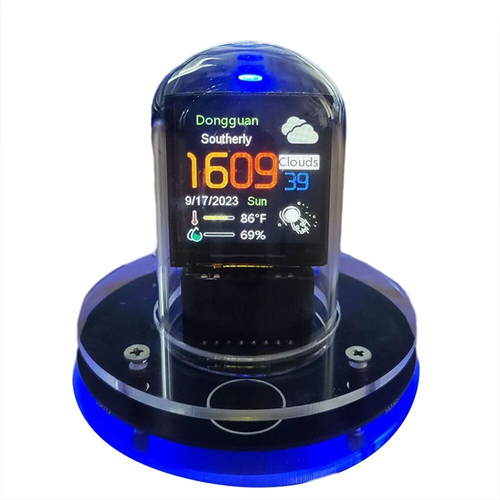 Nixie Tube Clock Smart Wifi Glow Diy Tube Clocks Cyberpunk Style Digital Table C - Picture 6 of 7