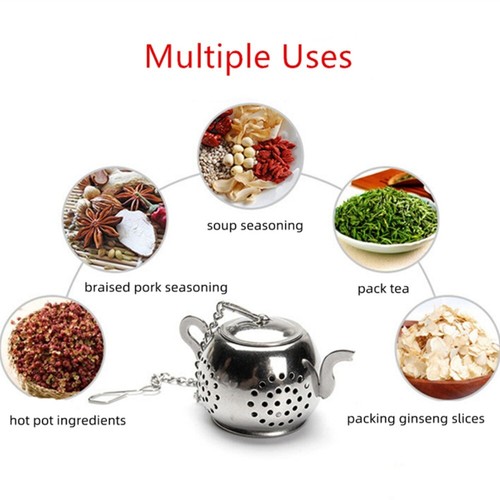 Creative Tea Strainer Infuser - Stainless Steel Mesh Filter Herb Leafs Spice AU - Picture 12 of 20