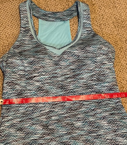 MPG Athletic Dress Womens Small Teal Racerback Pockets Built In Sports Bra - Picture 8 of 9