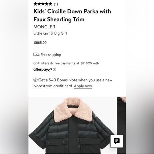KIDS MONCLER JACKET CIRILLE GIUBBOTTO - Picture 2 of 11