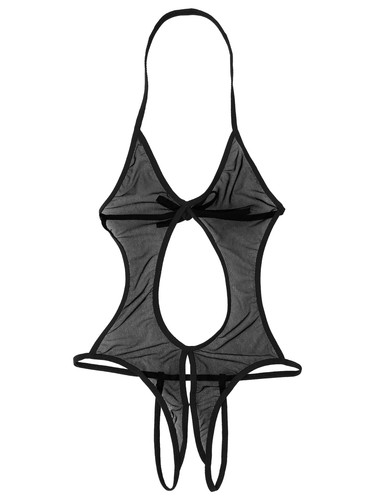 Sissy Mens Lingerie Thong Bodysuit See-through Crotchless Underwear Nightwear - Picture 44 of 74