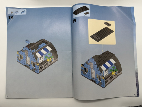 LEGO MARKET STREET 10190 SERIE DE FÁBRICA con Manual de Instrucciones - Imagen 13 de 14