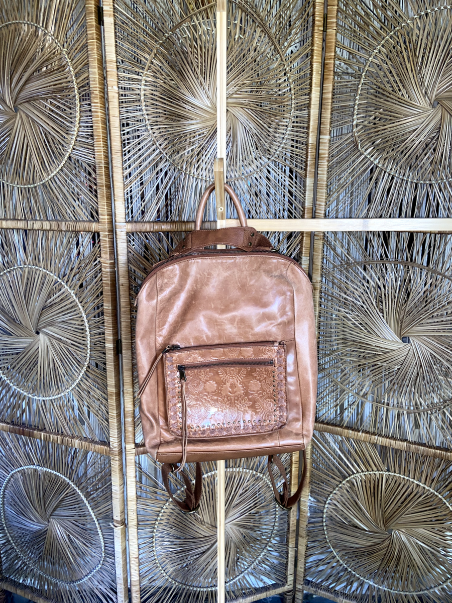 The Sak Loyola Leather Convertible Backpack