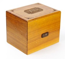 Leica M Vintage Wood Presentation Box Carved Walnut for Edition Model