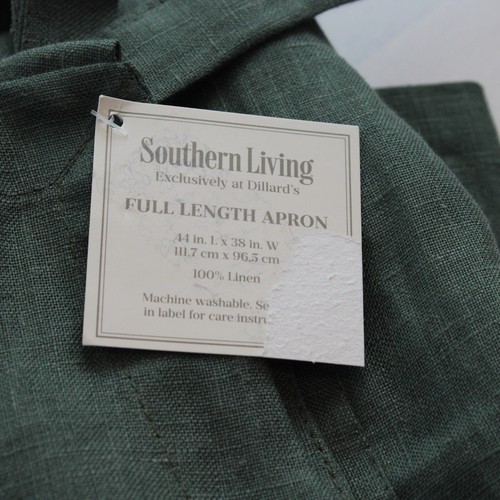 100% Linen Bib Apron/Full Length/Kitchen/Garden/Unisex/Southern Living/Retail$50 - Picture 11 of 29