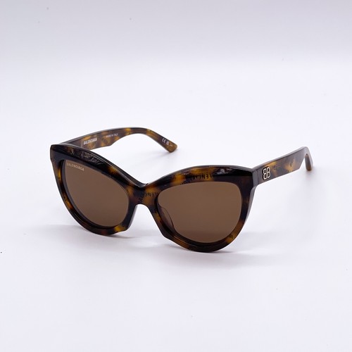 NEW BALENCIAGA BB0217S 002 SUNGLASSES BALENCIAGA WOMEN’S BROWN EYEWEAR - Picture 3 of 11