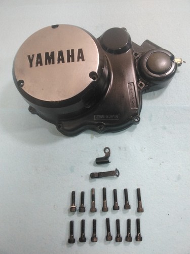 1977-78 Yamaha XS 750 Complete Left Engine Ignition Cover Nice! XS 750 XS750-2D - Picture 7 of 22