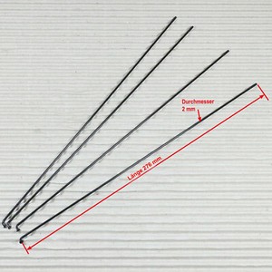 DT Swiss Speiche Champion 2.0 Ve100 schwarz 276 Mm