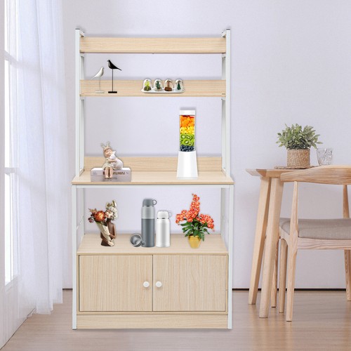 5 Tier Kitchen Bakers Rack with Power Outlet Microwave Stand Coffee Bar Station - Picture 6 of 20