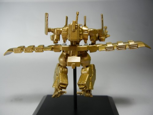 Colección Gundam OO MSJ-06II-C NEUMÁTICOS ALTA MOVILIDAD TIPO versión dorada Figura 1/400 - Imagen 6 de 9