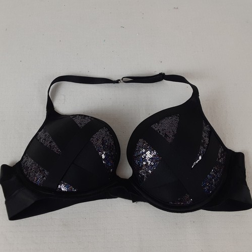 Sujetador push up muy sexy Victoria's Secret talla 34C desfile de moda 2014 halter de lentejuelas
