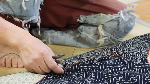 Japanese Futon Mattress made by craftsmen Fabric and Filling Organic 100% - Video 1 of 1