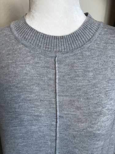 H&M Winter Fall Long Sweater Dress Tunic Gray Flawless M - Picture 5 of 10