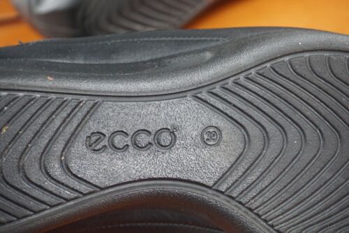 Ecco Felicia Shoes Women's 8.5 Black Leather Pull On Casual Wedge Ankle Bootie - Picture 9 of 10