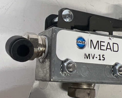 MEAD LUFTREGELVENTIL 2 WEGE 3 ANSCHLÜSSE MECHANISCH ROLLENBETRIEBEN MV-15 - Bild 4 von 7