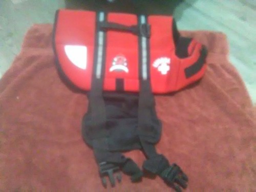 Paws Aboard Doggy Life Jacket Vest For Swimming And Boating Size Medium M - Picture 7 of 14