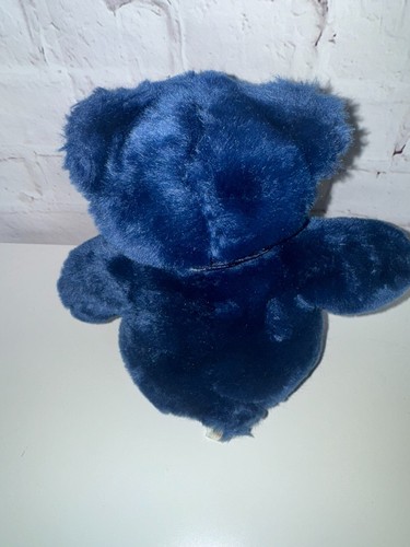 Bob der Bär Teddy Teddybär ca.28cm dunkelblau mit Schleife Stofftier Kuscheltier - Bild 2 von 4