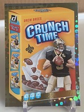 Drew Brees 2022 Panini Donruss Crunch Time #CT-6 Saints Football