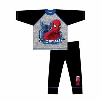 Kids Girls Boys Spiderman Disney Princess Pyjama Sets Long Sleeves Nightwear New