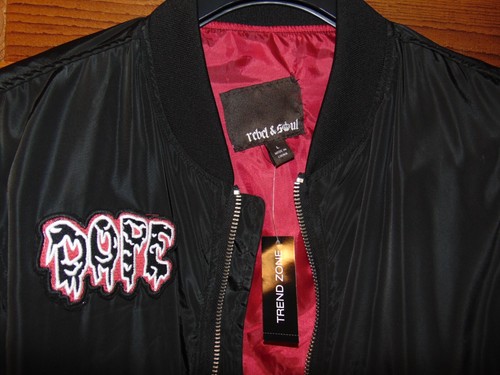 Rebel & Soul Zip Front Coat Jacket - New w/ Tags - Lined Windbreaker Style - Picture 3 of 7