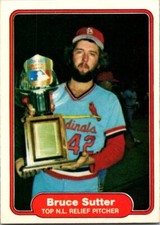 1982 Fleer #631 Bruce Sutter