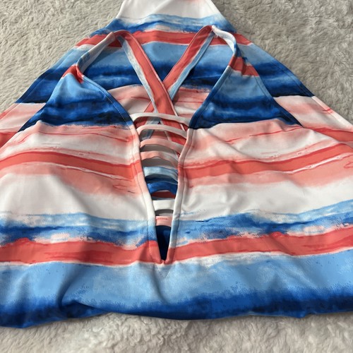 Peyton&Parker "Surf Pattern" Einteiler Badeanzug V-Ausschnitt gepolsterter BH Gr. XXL NEU - Bild 14 von 14