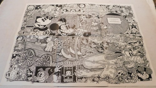JOHN FAWCETT Zeichnungen & Comics OK Harris Gallery Ausstellung - MICKEY MOUSE &c - Bild 4 von 7