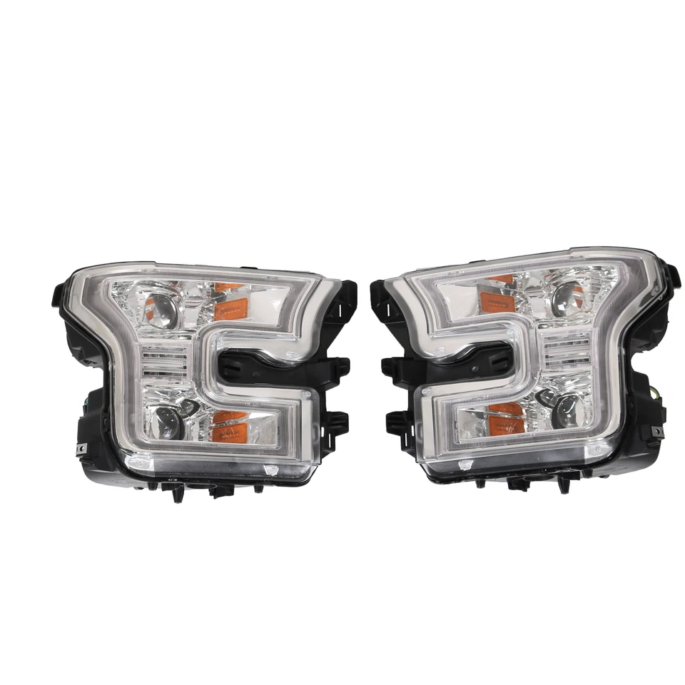 Barra de tira de luces LED de doble proyector para Ford F150 F-150 2015-2017 Foto 2 de 4
