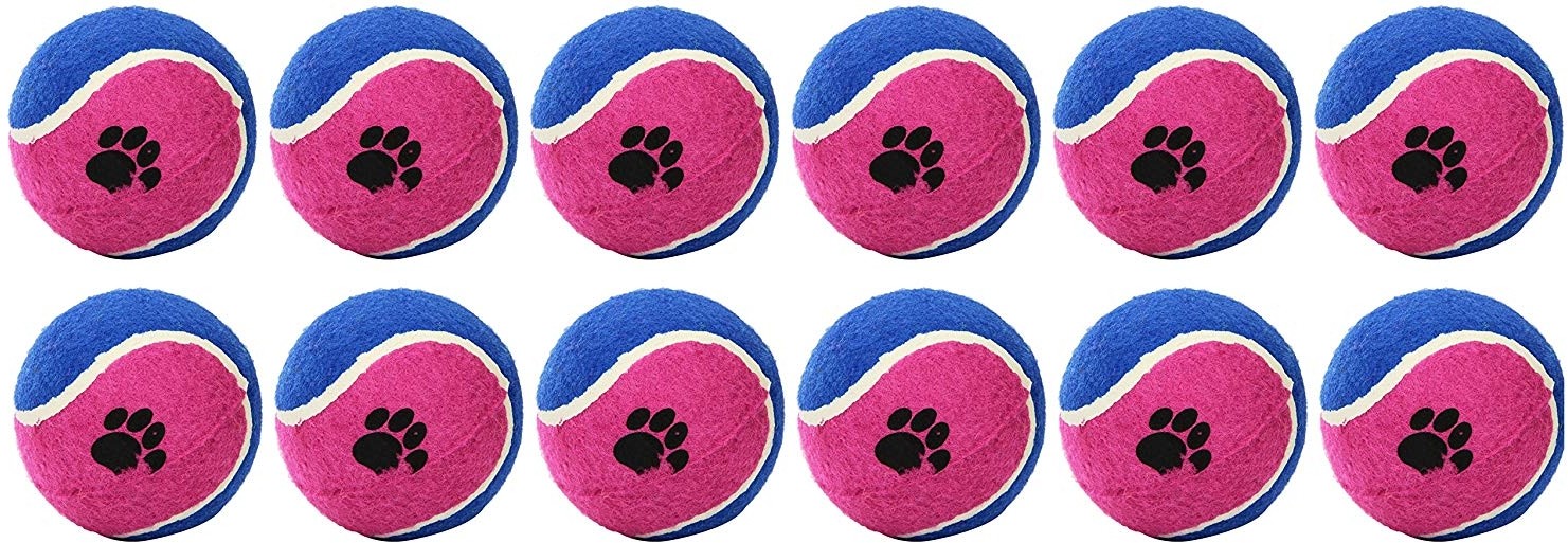 Trixie 12 Tennis Balls ø 10 Cm Assorted Colours Trixie 12 Tennis Balls ø 10 Cm Assorted Colours