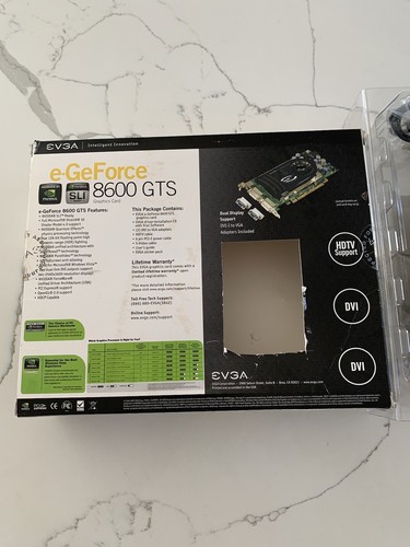Nvidia EVGA e-GeForce 8400 GS PCI Graphics Video Card 256MB DDR2 Preowned - Picture 21 of 21