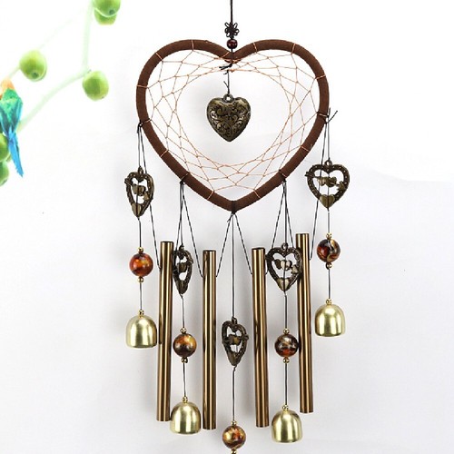 60cm Garden Large Copper Love Wind Chimes Bell Ornament Windbell Gift Yard Decor - Picture 9 of 33