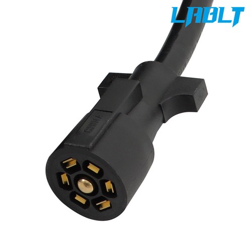 7-Way Trailer Extension Cord Wire 4/6/8/10/12Ft 7-Pin Connector Plug RV Trailer - Picture 11 of 18