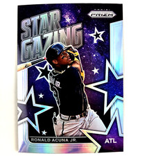Ronald Acuna Jr 2022 Panini Prizm Star Gazing Silver Prizm #4 Atlanta Braves